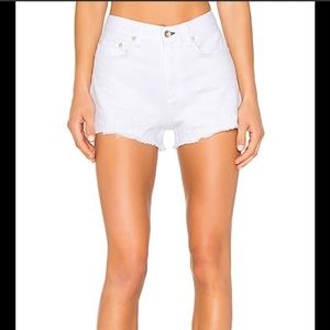 Rag and bone white shorts size 24